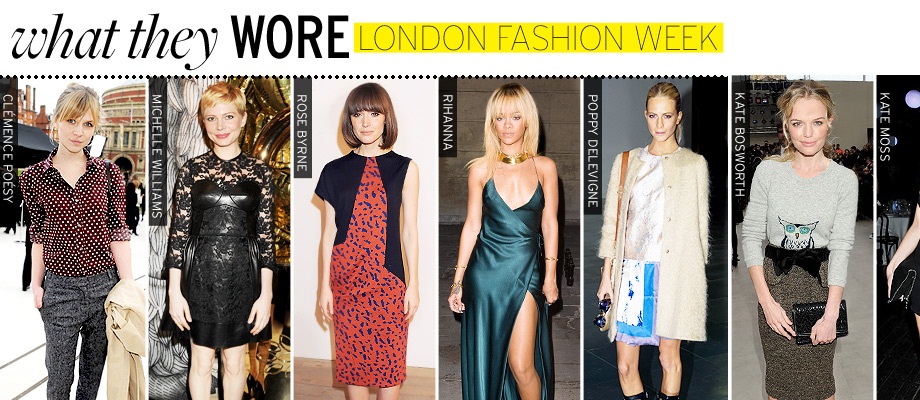Looks auf der London Fashion Week