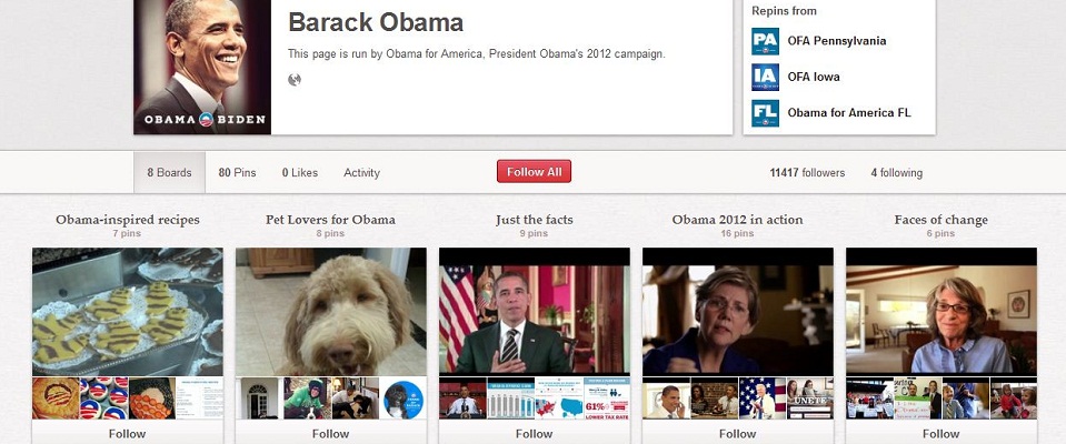 Pintereste mit Barack Obama!