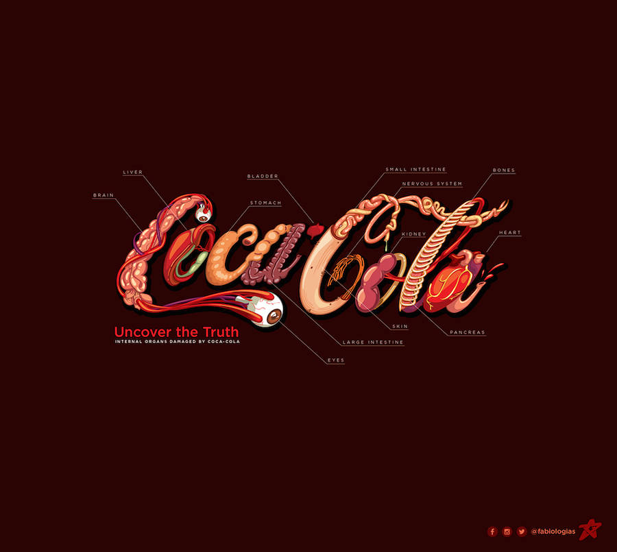 Organisches Coca-Cola Logo
