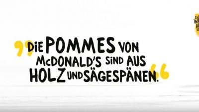 McDonald’s präsentiert die „Wahrheit“ über den Pommeswald